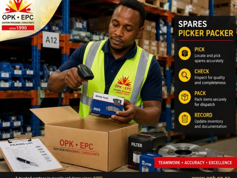 Spares Picker Packer – Job Opportunity
